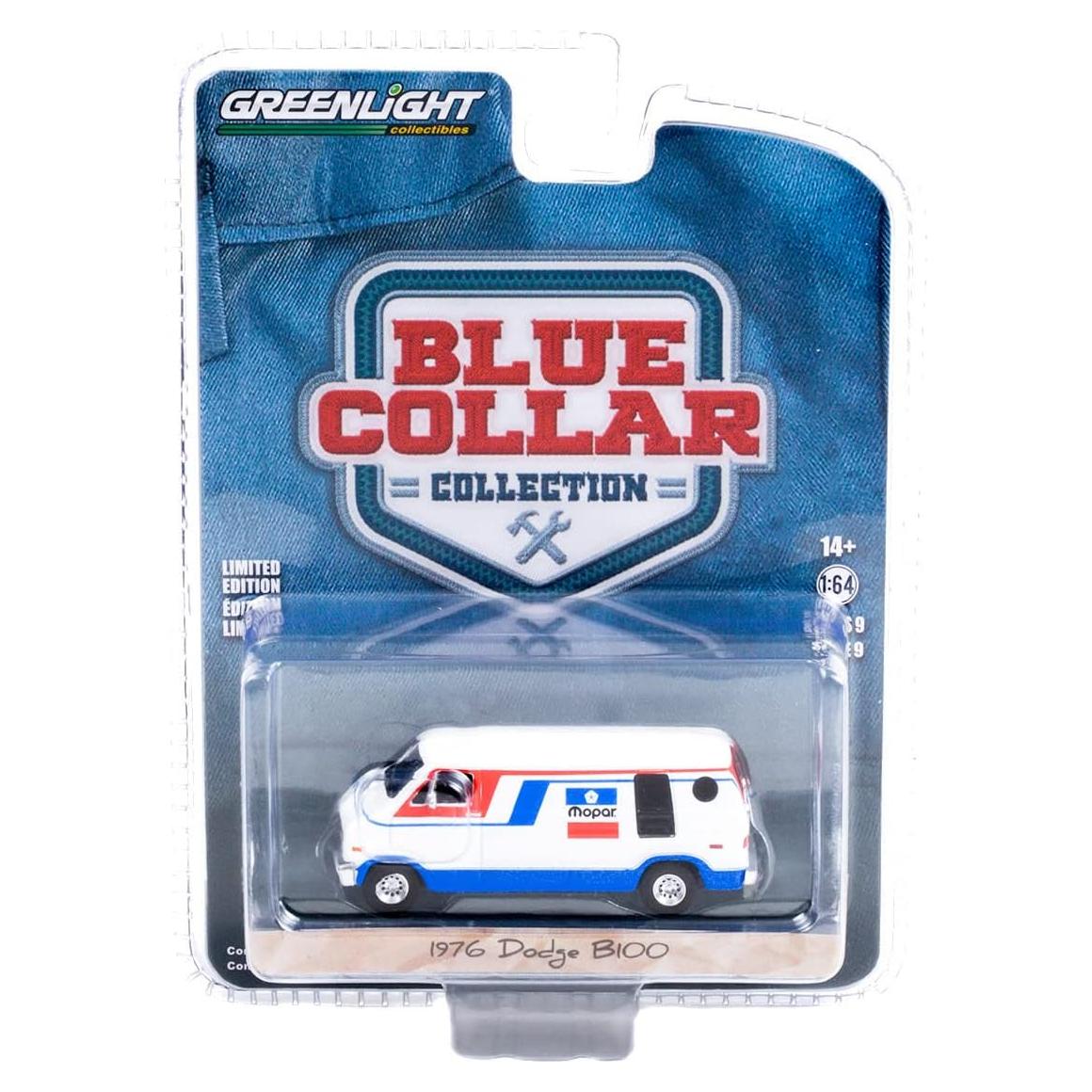 Furgoneta Diecast Dodge B100 1976 Greenlight 1:64