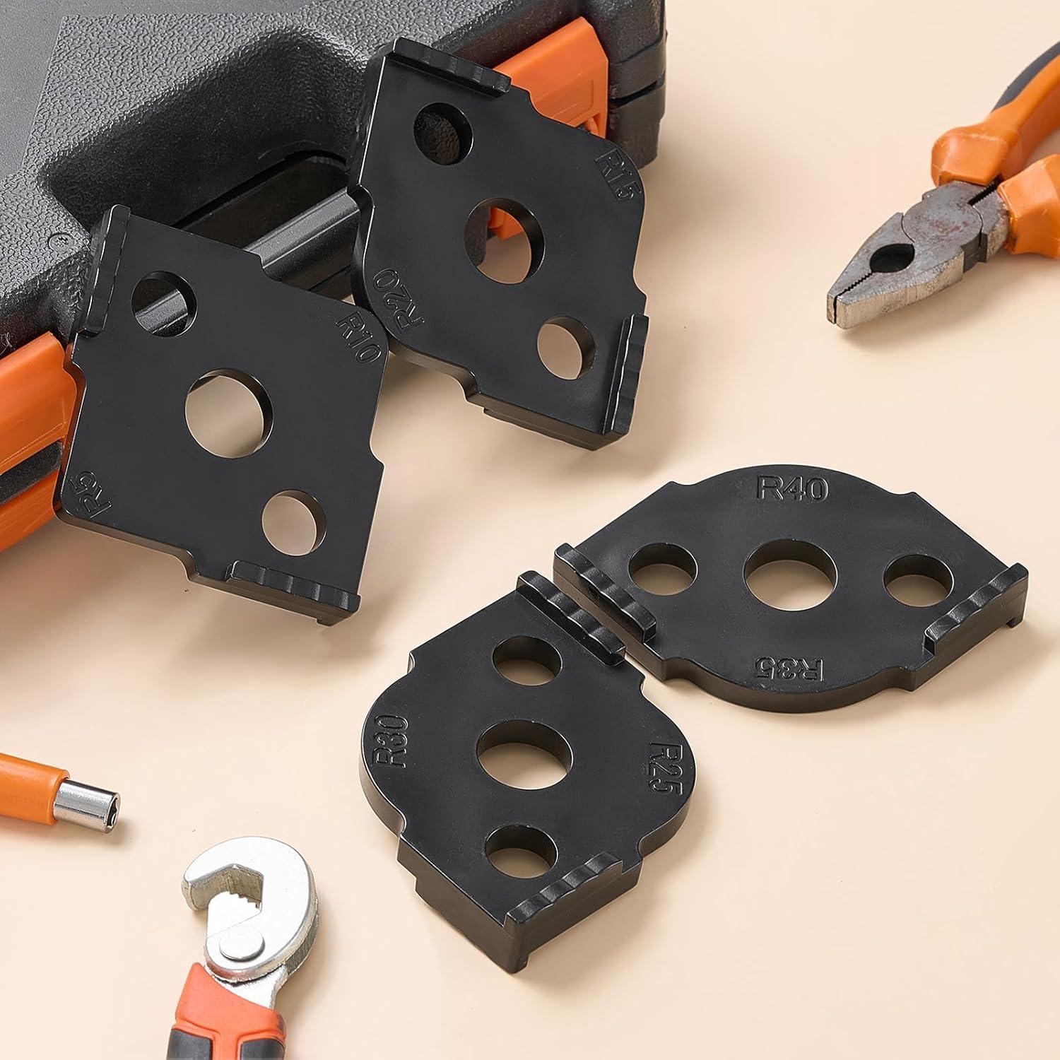 Plantillas de Router de Esquina Xuhal 4 Pcs ABS 8x8 cm