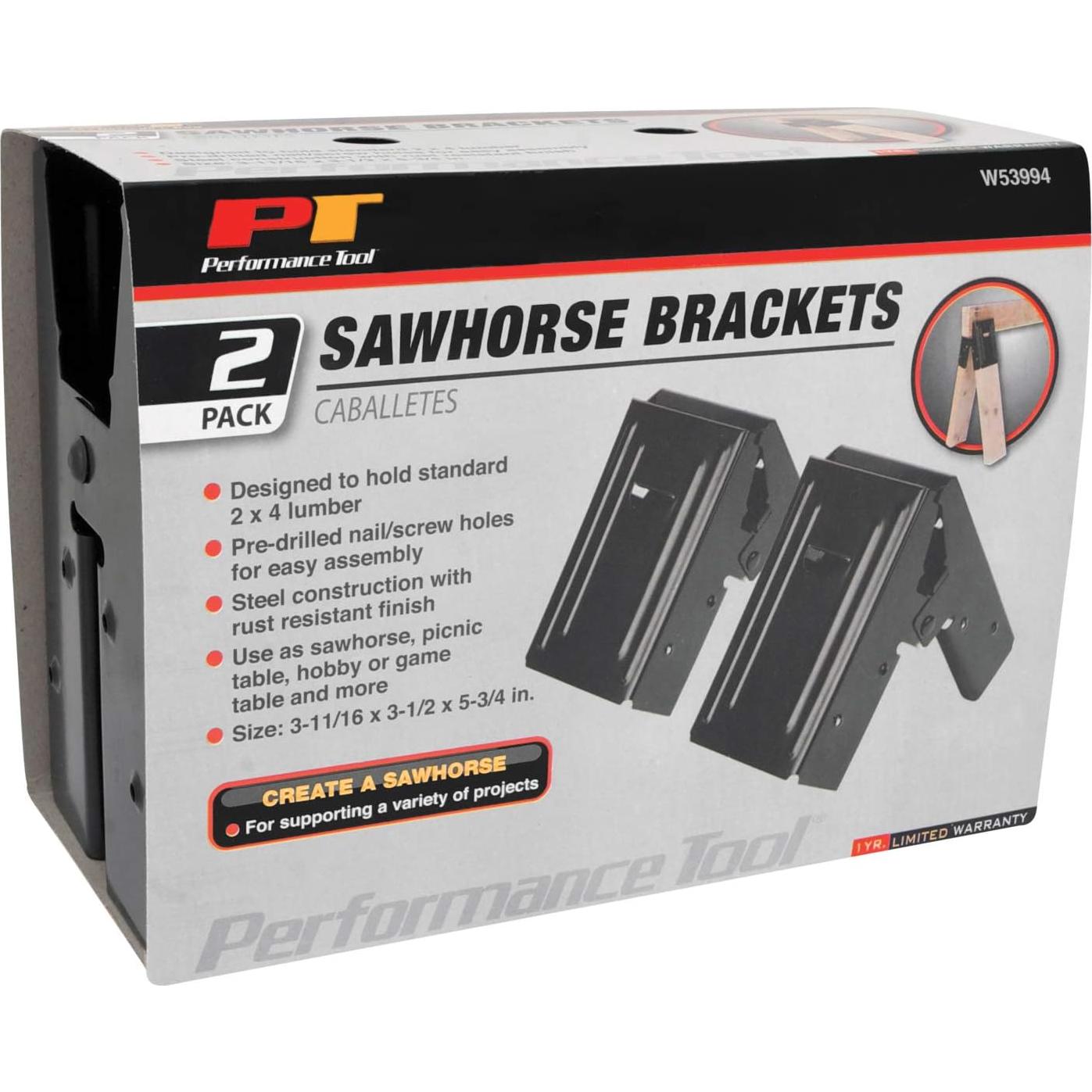 Soporte para Caballete Performance Tool W53994 - 2 Piezas, Acero