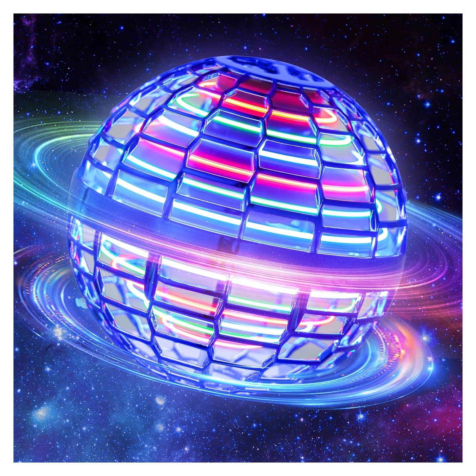 Dron Bola Voladora MERRYHOME Azul 8.4 cm para Niños 6+