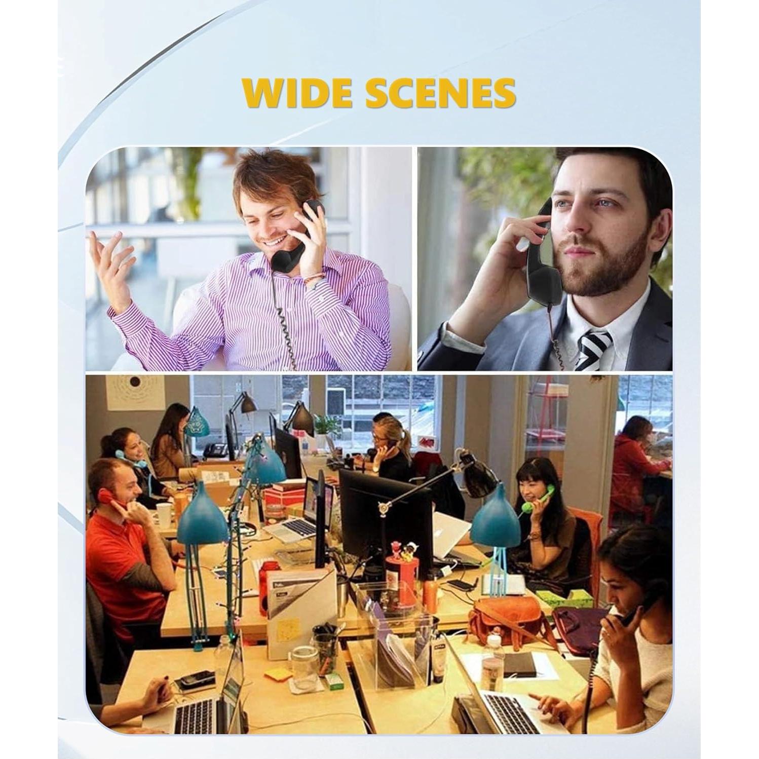 Auricular Retro Jiawu para Teléfono Móvil 3.5mm Negro