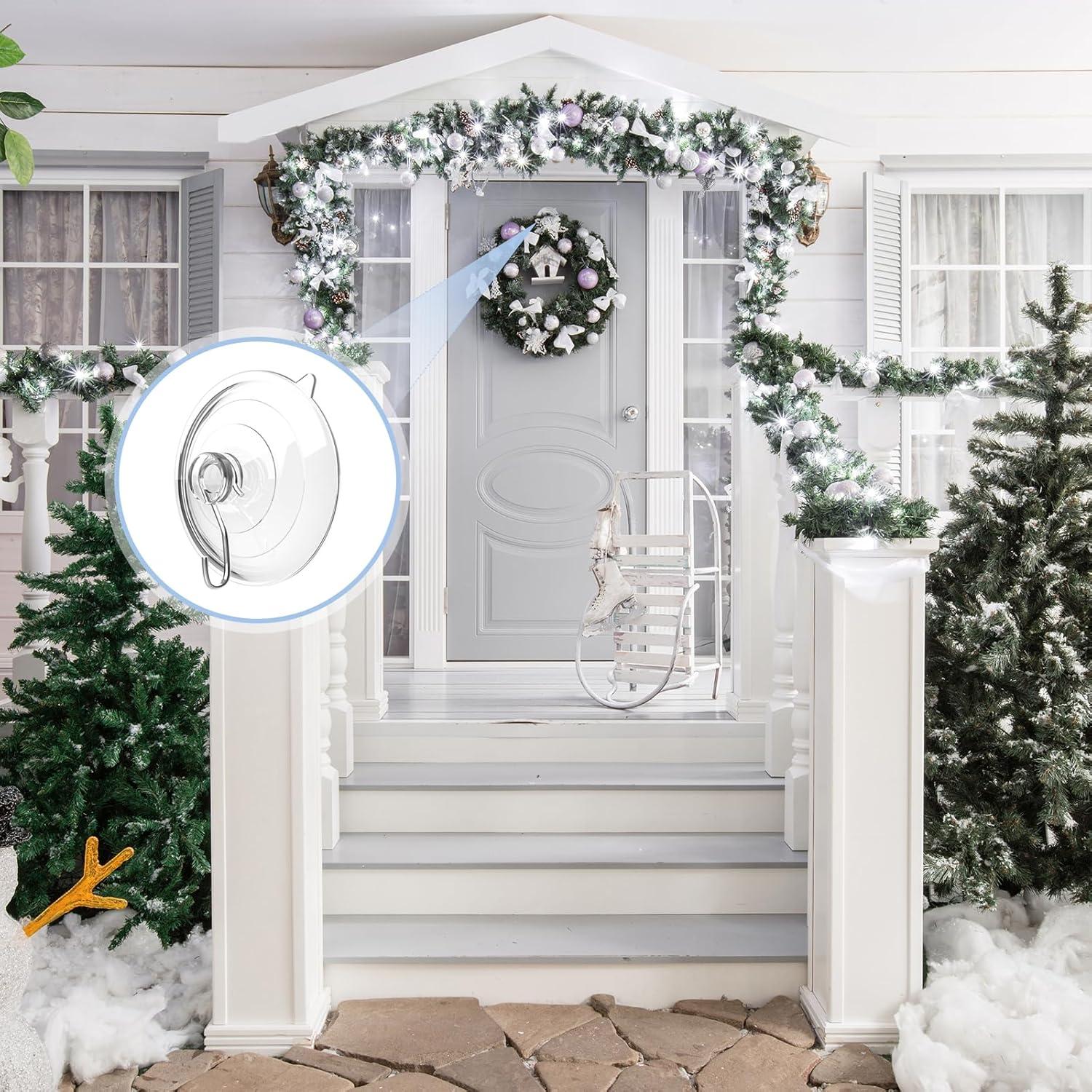 Ganchos de Ventosa Hangerspace Transparentes 8 Piezas 6.35 cm