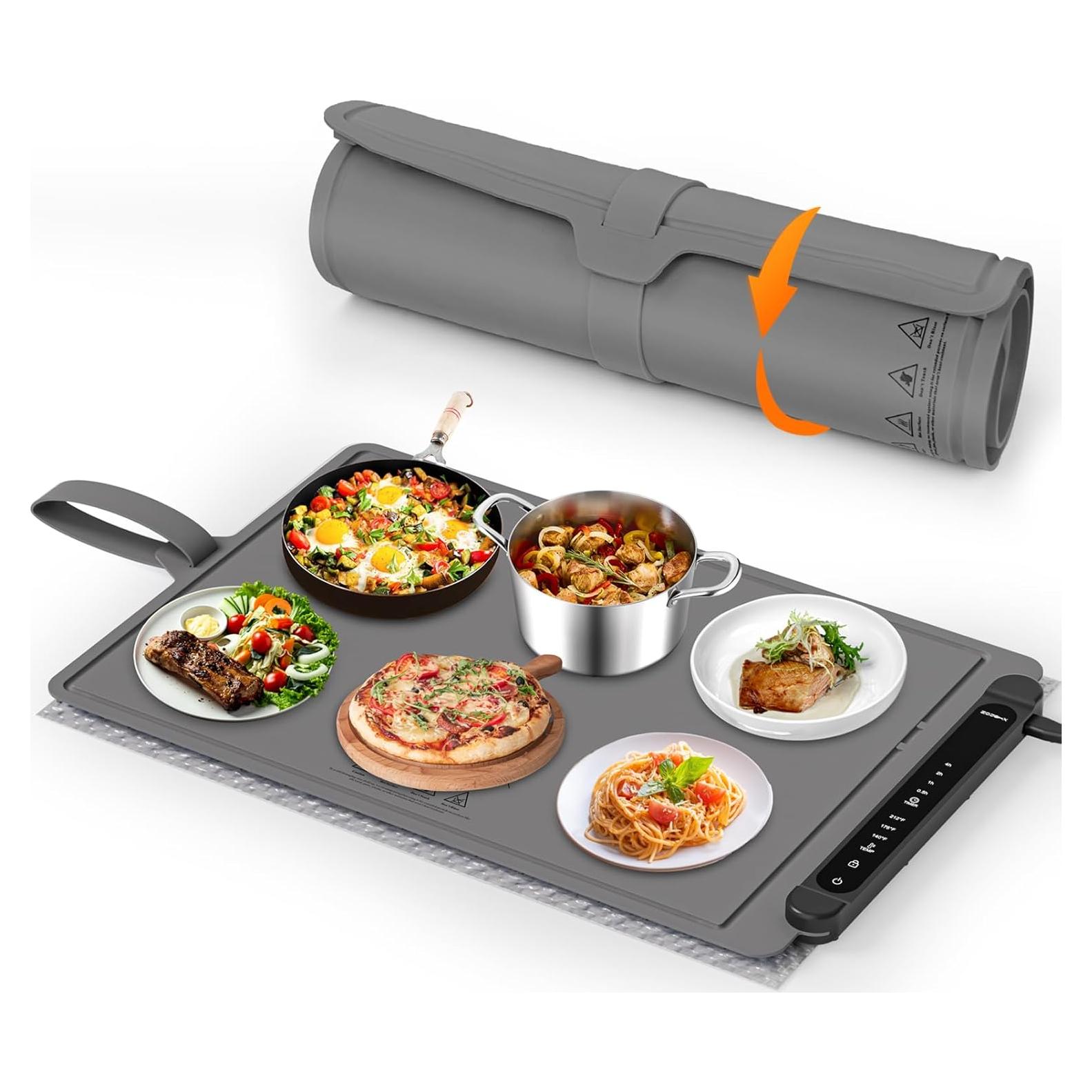 Alfombrilla Calentadora de Comida ZCJSHX 60.9x40.6cm Ajustable