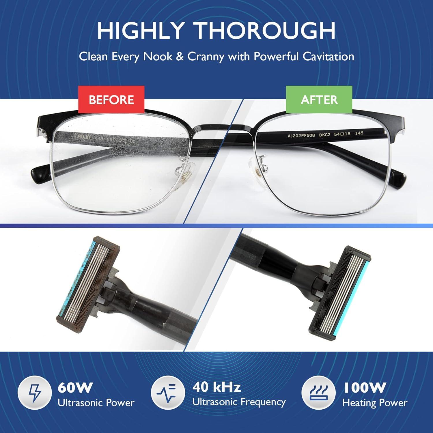 Máquina de Limpieza Ultrasónica CREWORKS 1.8L 60W Acero Inoxidable