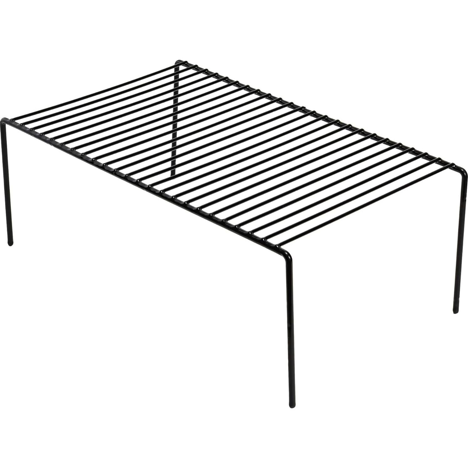 Estante de Almacenamiento iPEGTOP Negro, Juego de 2, 39.9x23.9 cm