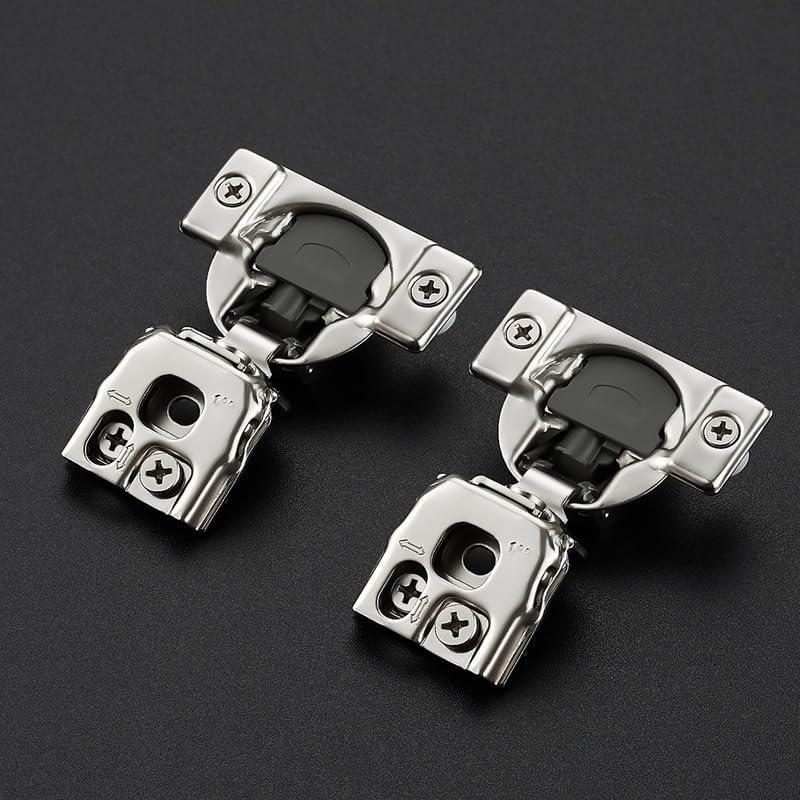 Bisagras de Cierre Suave Ravinte 1" Niquel Satinado 2 Pzas