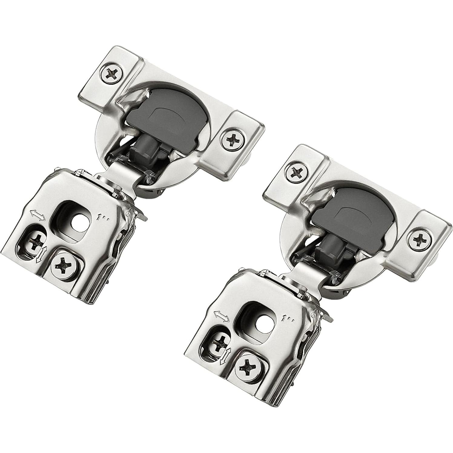 Bisagras de Cierre Suave Ravinte 1" Niquel Satinado 2 Pzas