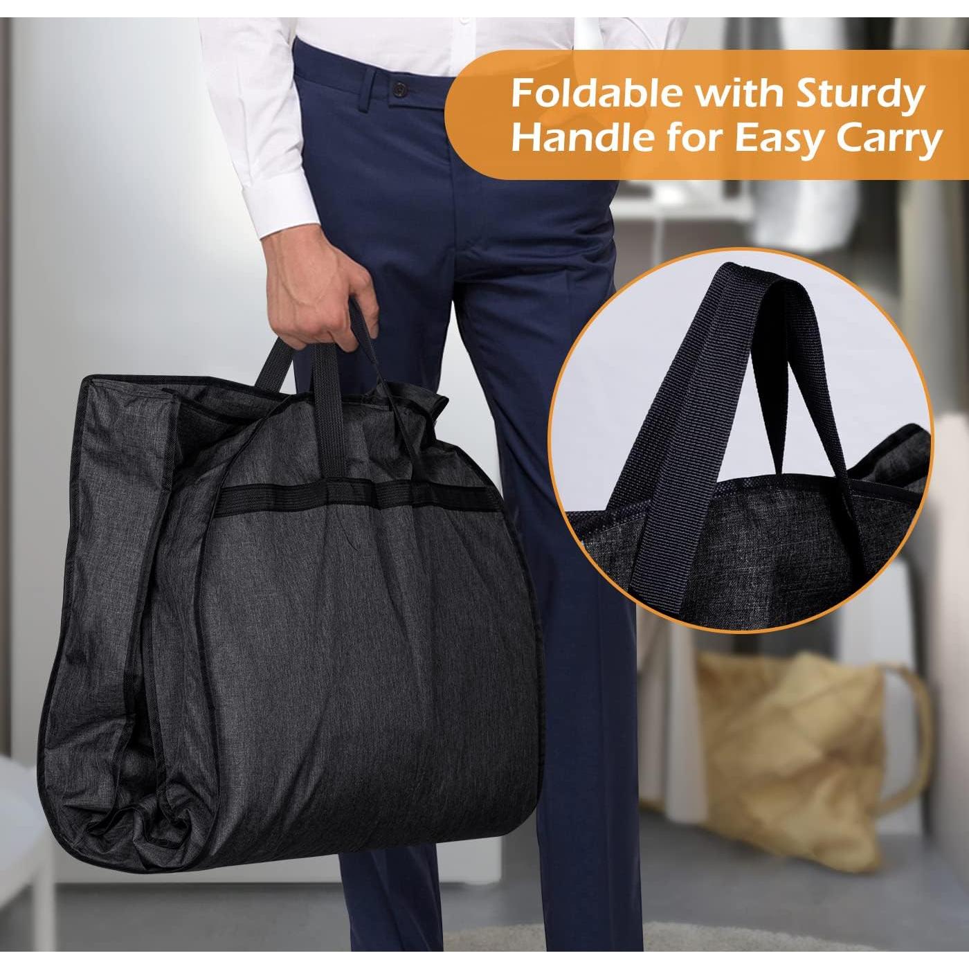 Bolsa de Ropa Colgante MISSLO 43" Impermeable Oxford Negra