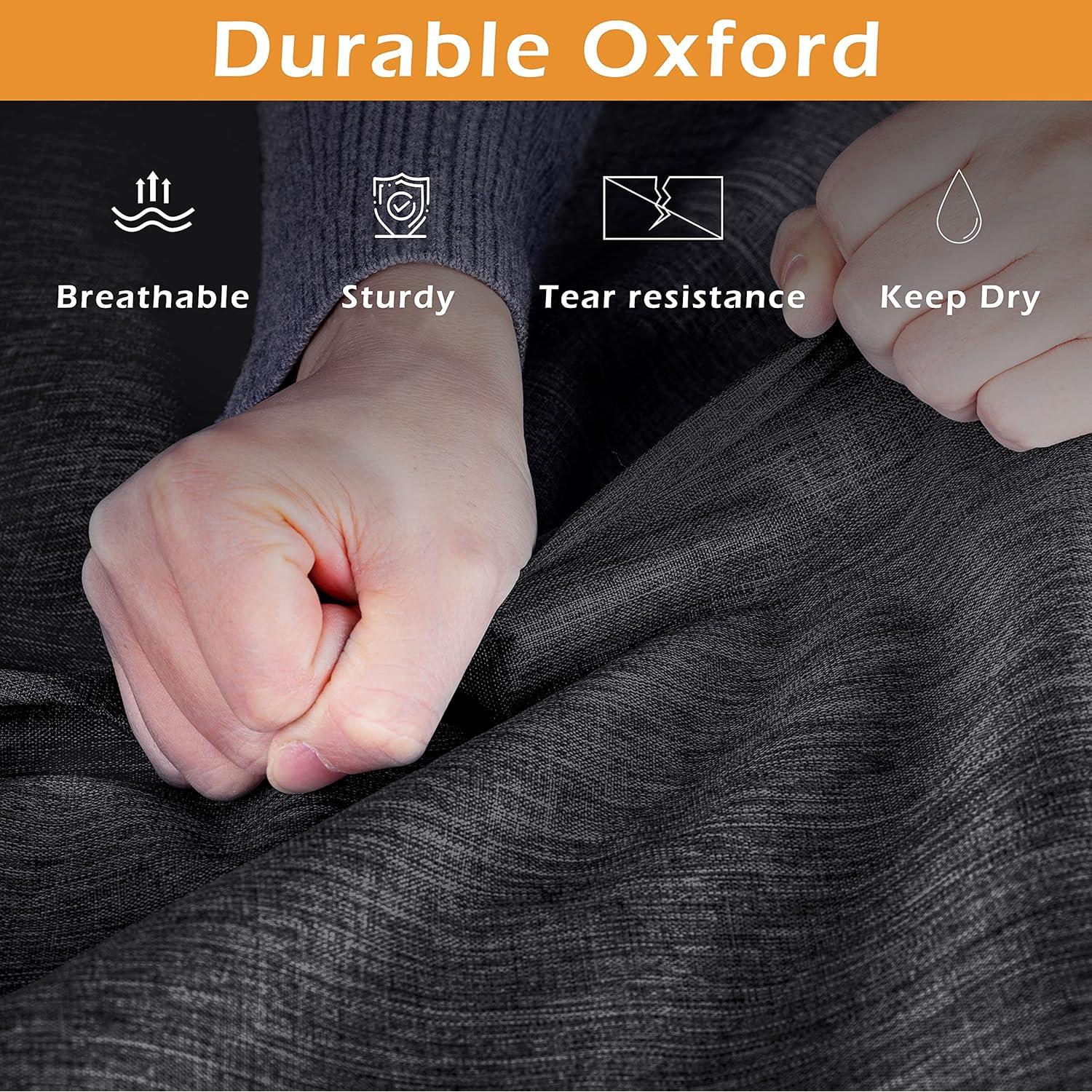 Bolsa de Ropa Colgante MISSLO 43" Impermeable Oxford Negra