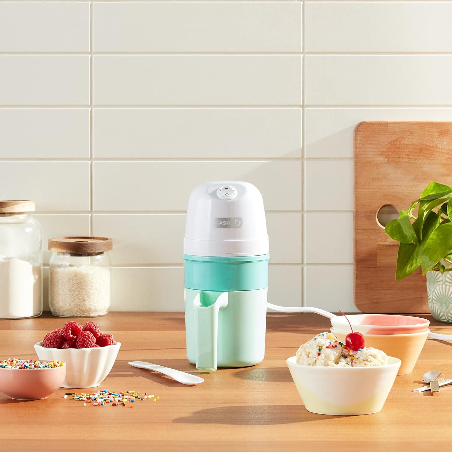 DASH Mi Pint Máquina de Helados Aqua 1.6 Tazas Multiusos