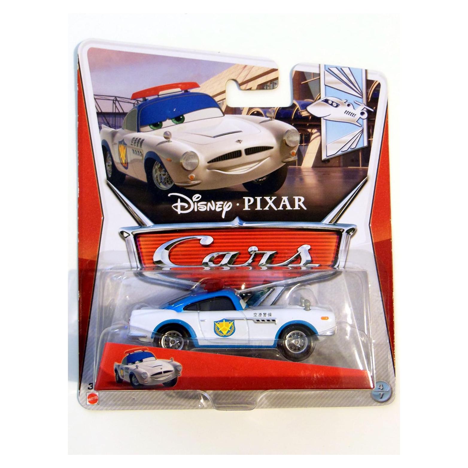 Auto de Juguete Cars Finn Guardia de Seguridad 1:55 Action