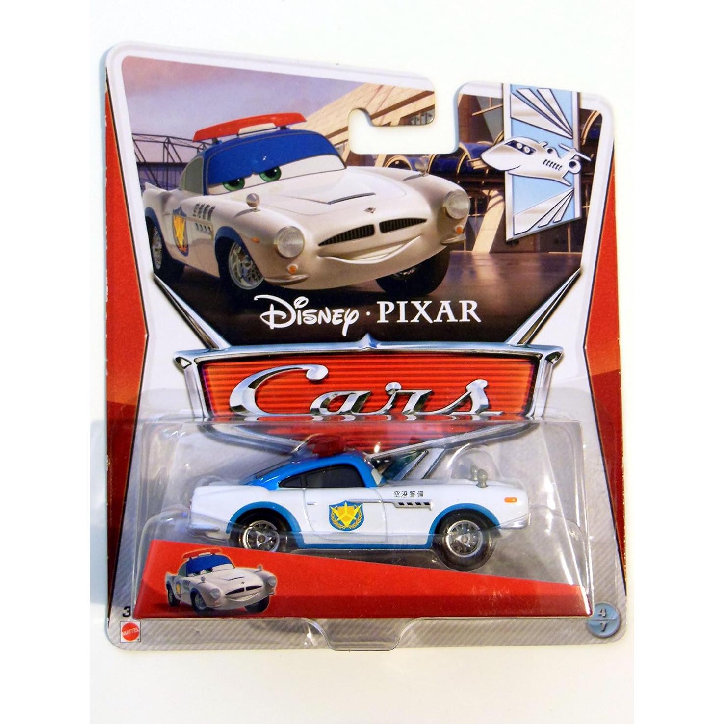 Auto de Juguete Cars Finn Guardia de Seguridad 1:55 Action