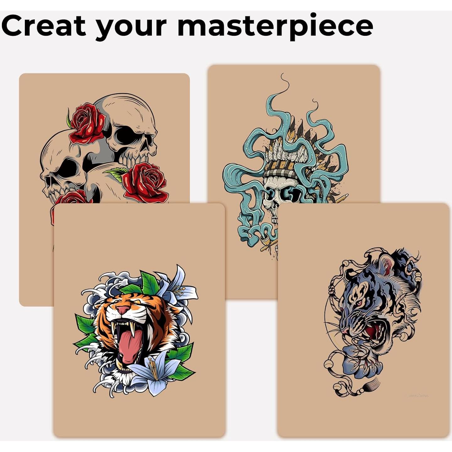 Piel de Práctica para Tatuaje 10 Hojas 3mm Silicona Profesional