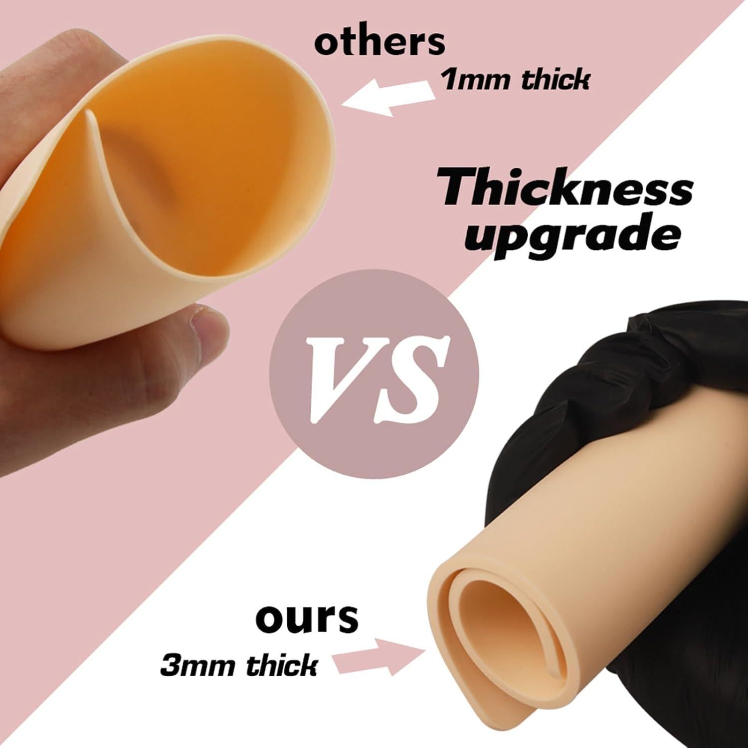 Piel de Práctica de Tatuaje Rayyl - 5 Piezas 19x14 cm 3mm