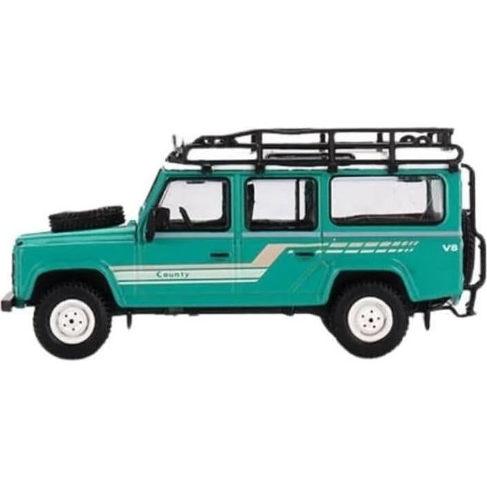 Modelo Diecast 1:64 Land Rover Defender 110 Verde Trident