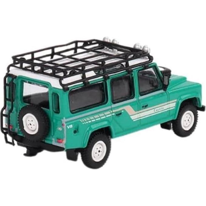 Modelo Diecast 1:64 Land Rover Defender 110 Verde Trident