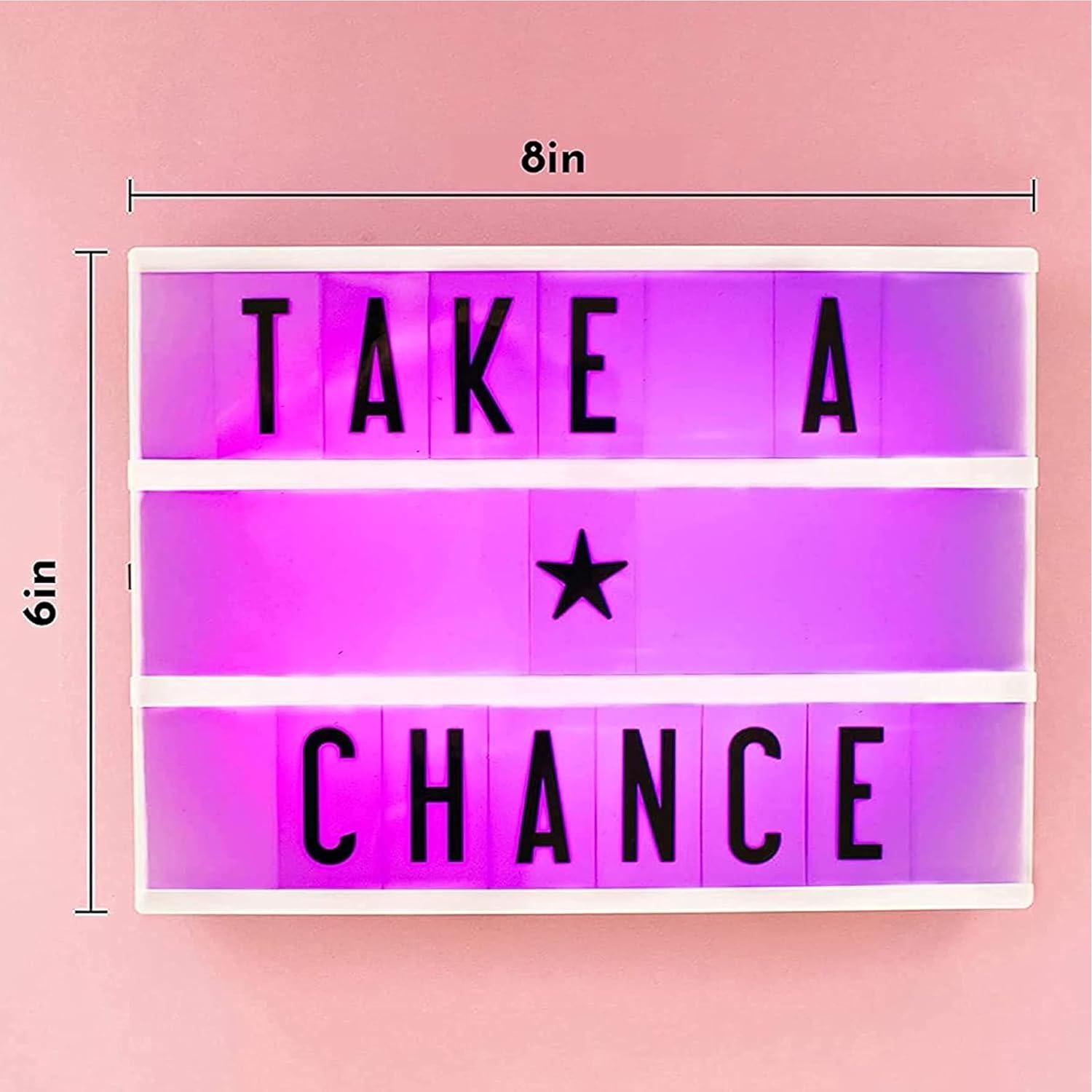 Caja de Luz de Cine RGB Amped & Co 20.3x15.2 cm LED