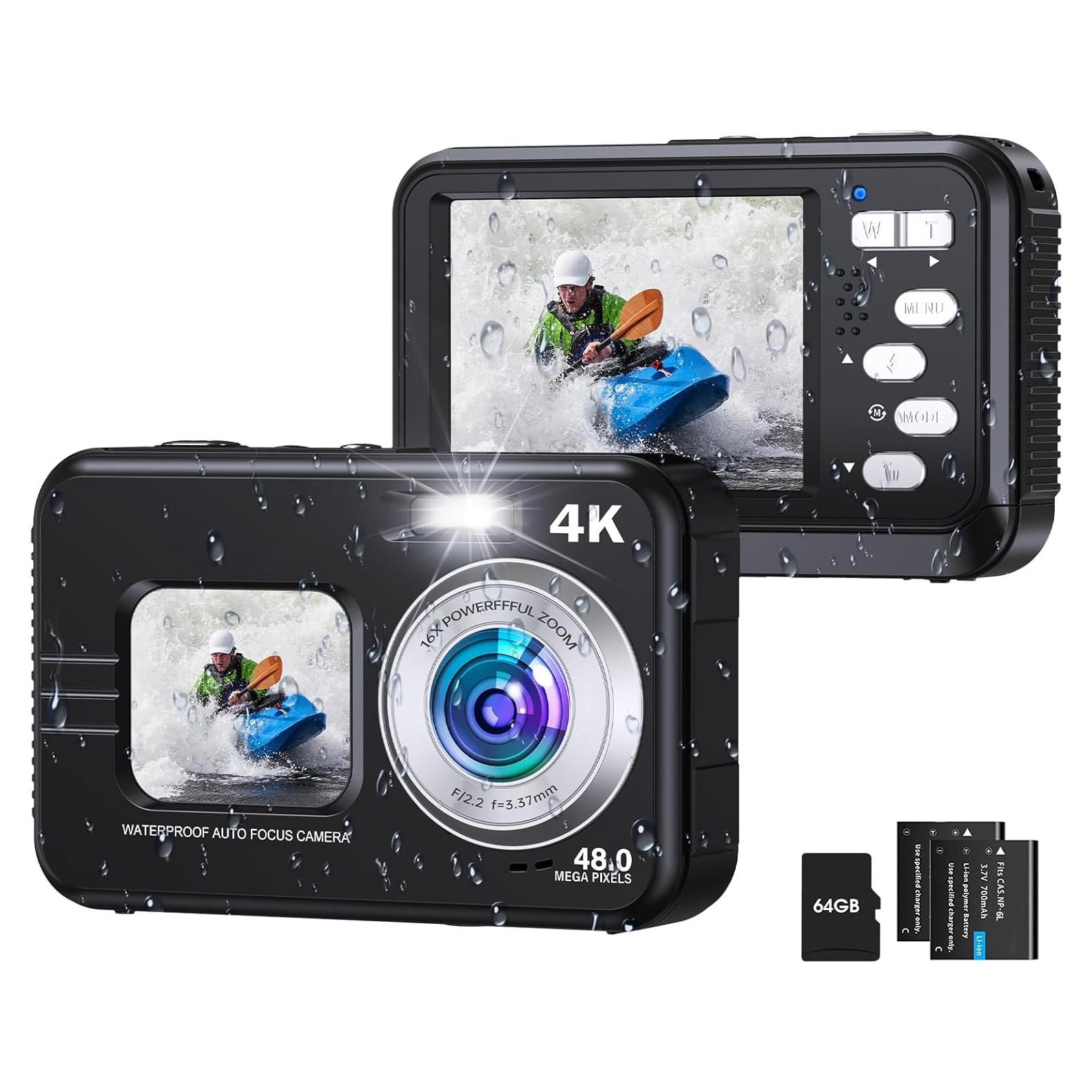 Cámara Submarina HICSHON WDC901 4K 48MP IP68 3.35M