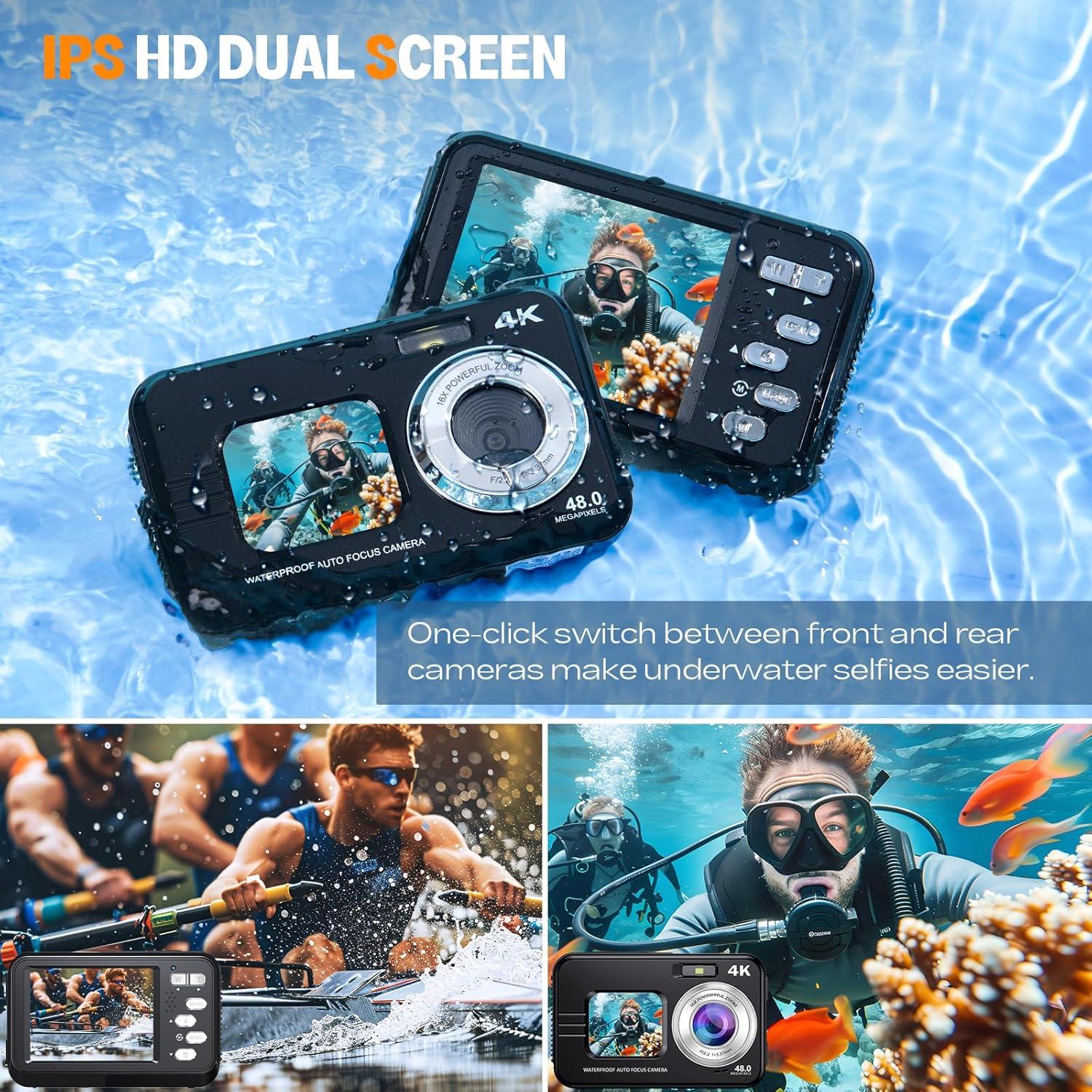 Cámara Submarina HICSHON WDC901 4K 48MP IP68 3.35M