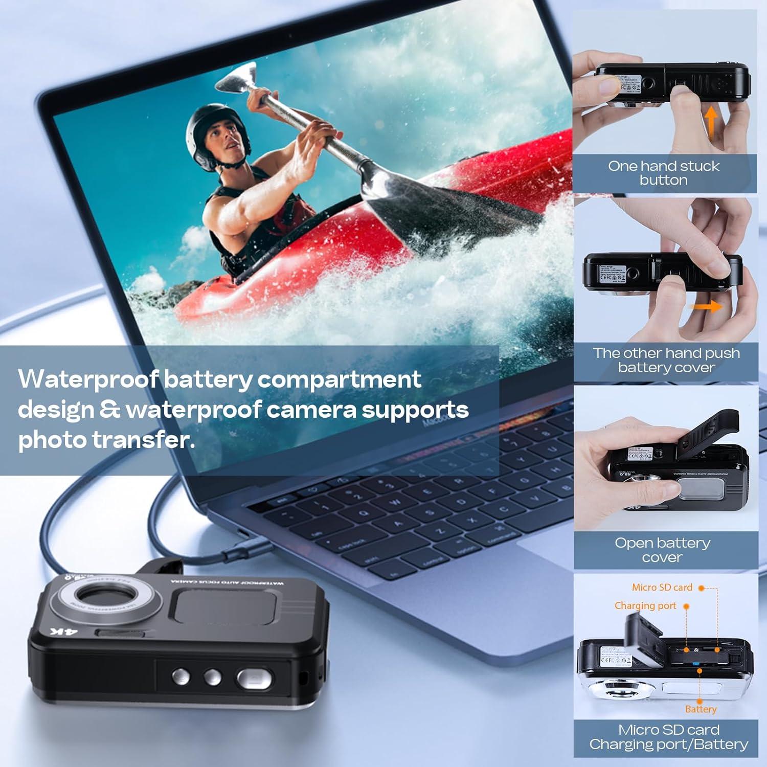 Cámara Submarina HICSHON WDC901 4K 48MP IP68 3.35M