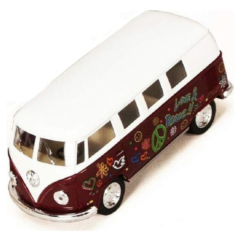 Modelo Autobús Clásico Volkswagen 1962 KiNSMART 1:32 Metal