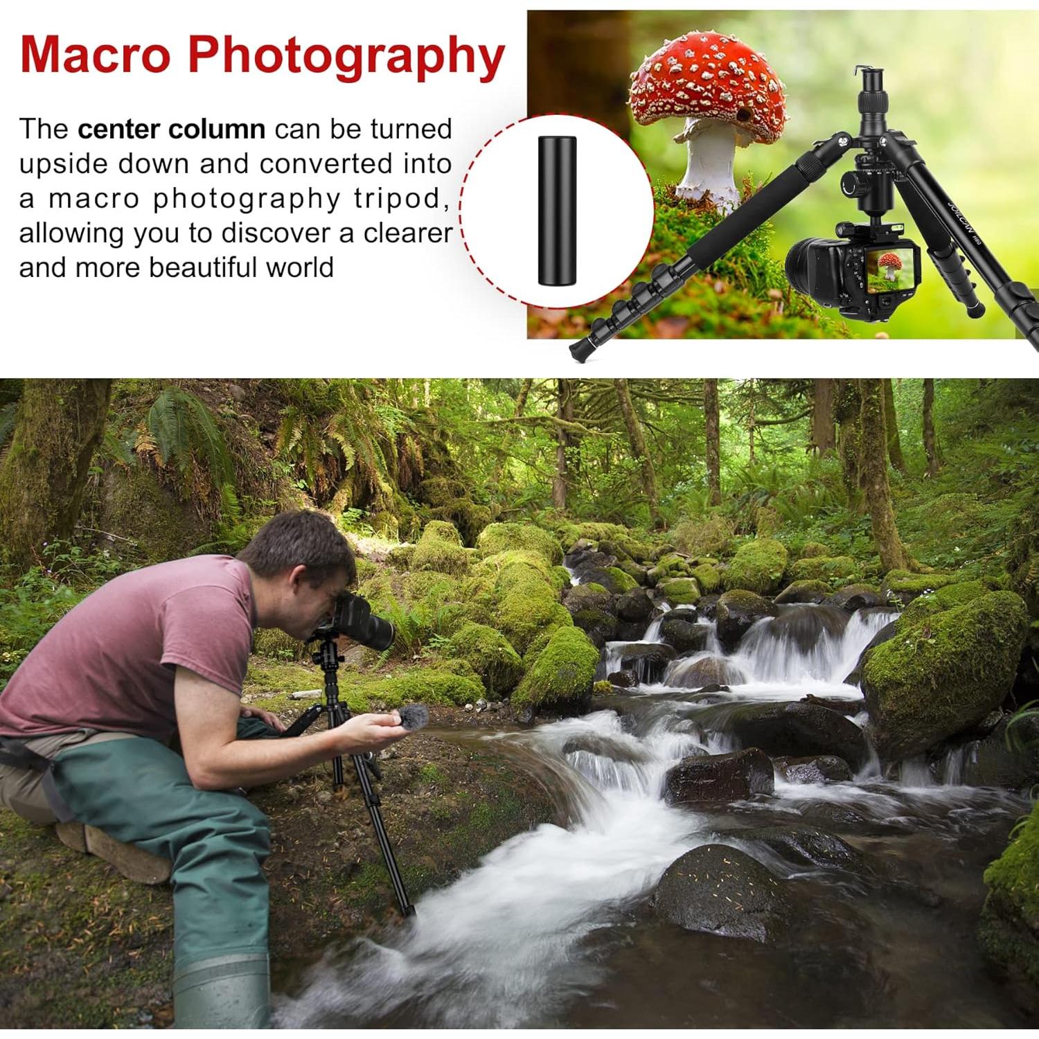 Trípode JOILCAN H80 para Cámara 205.74cm 15.88kg Carga