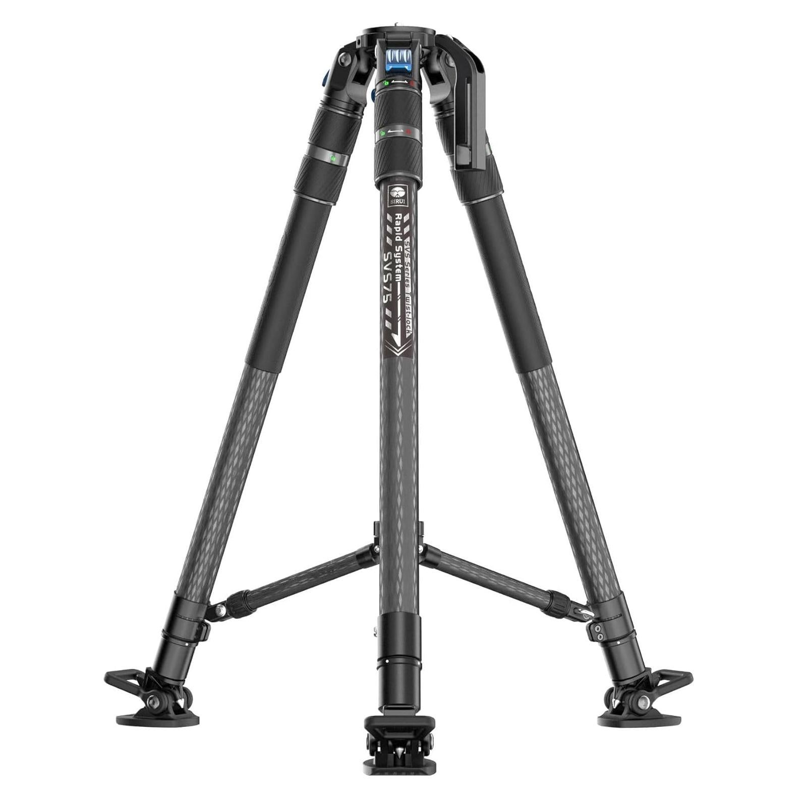 Trípode de Video Profesional SIRUI SVS75 Fibra de Carbono 155 cm