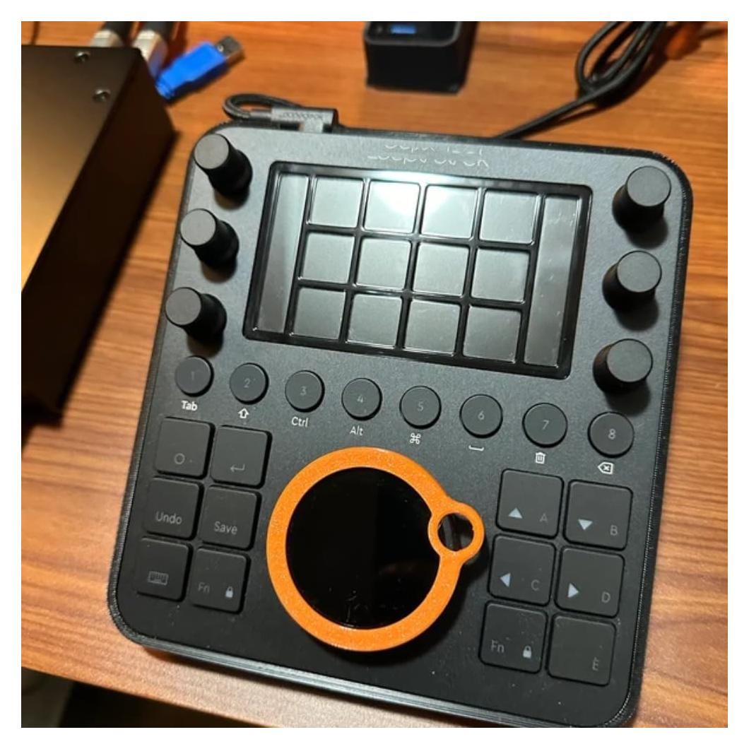 Soporte Profesional para Loupedeck CT con 3 Ruedas Jog Negro