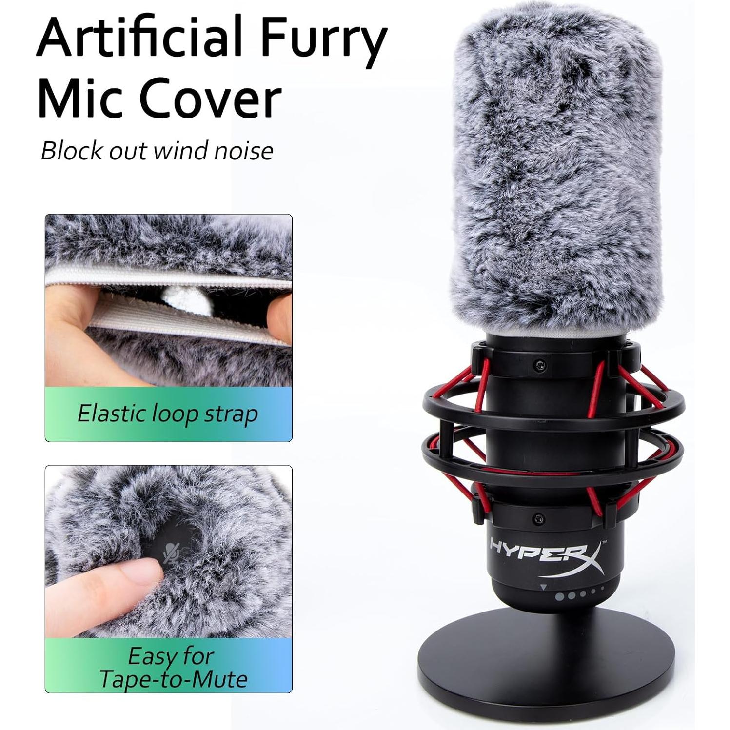 Filtro de viento y pop para micrófono HyperX QuadCast S