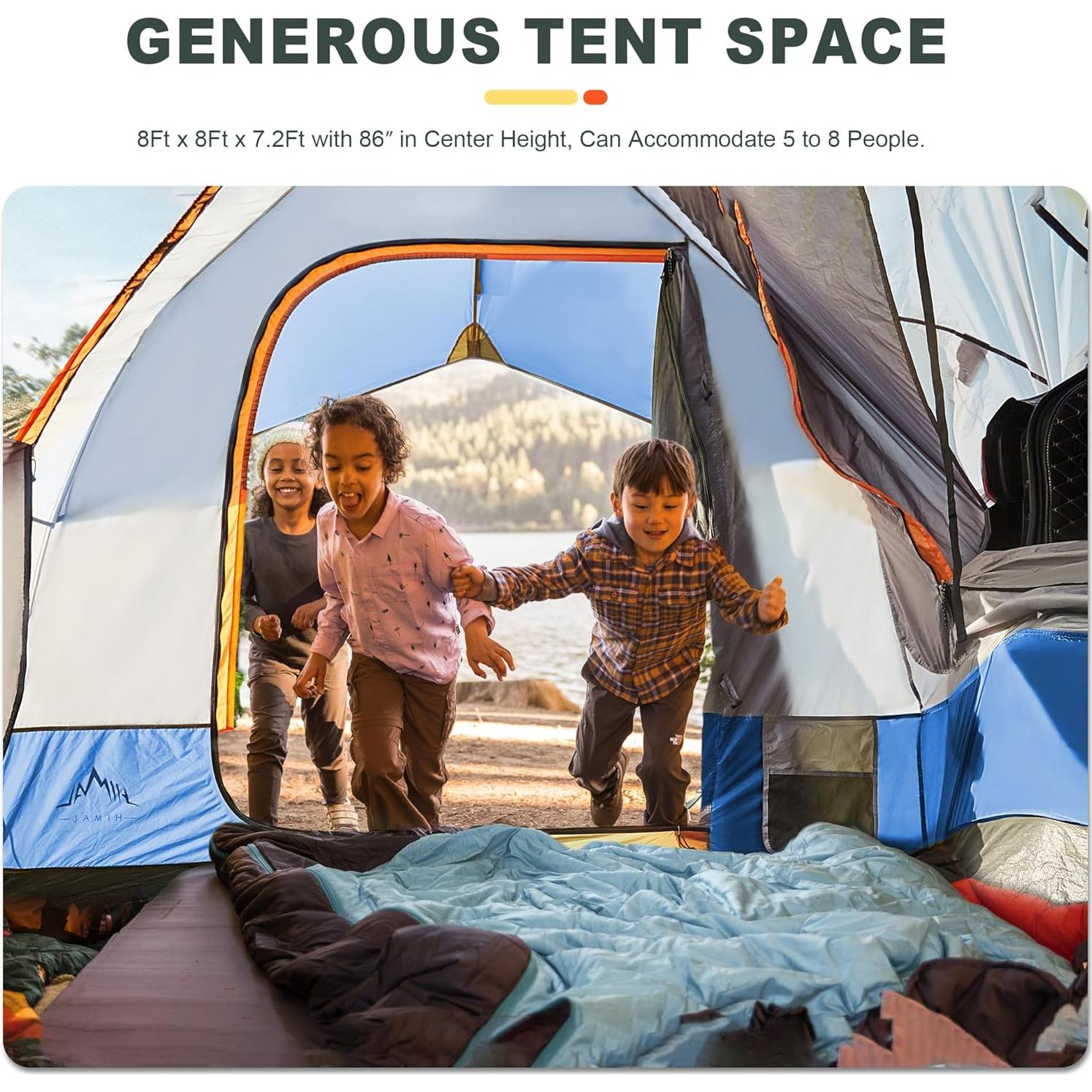 Carpa SUV GoHimal Impermeable para 5-8 Personas Azul