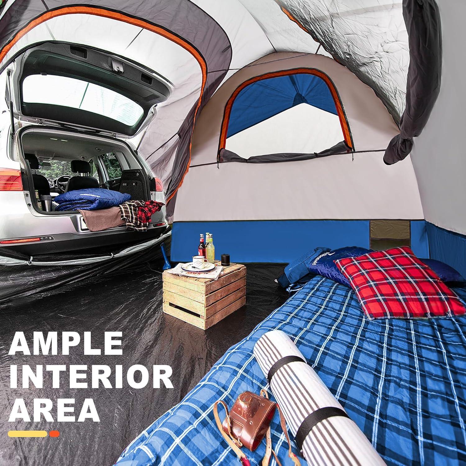 Carpa SUV GoHimal Impermeable para 5-8 Personas Azul