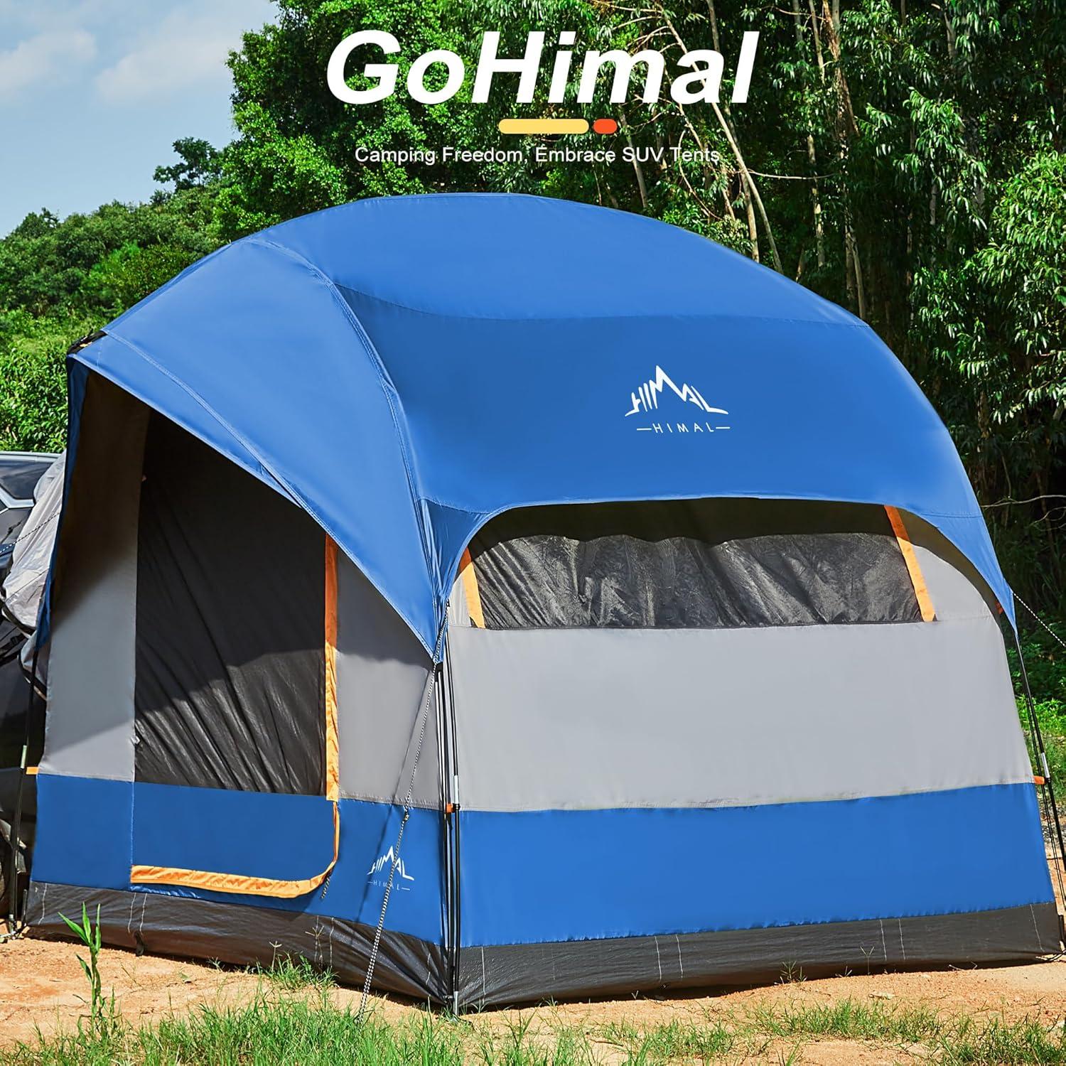 Carpa SUV GoHimal Impermeable para 5-8 Personas Azul