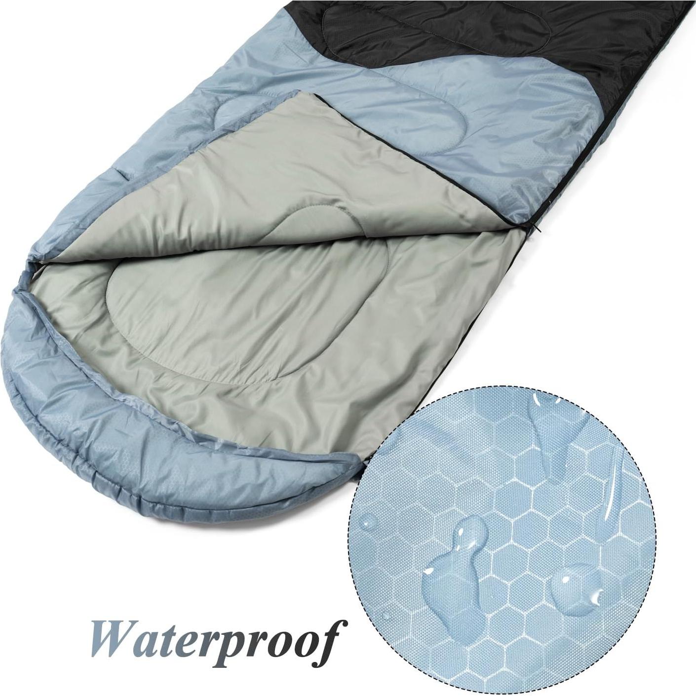 Saco de Dormir 3 Estaciones HTMEYBG Negro Gris 220x80 cm