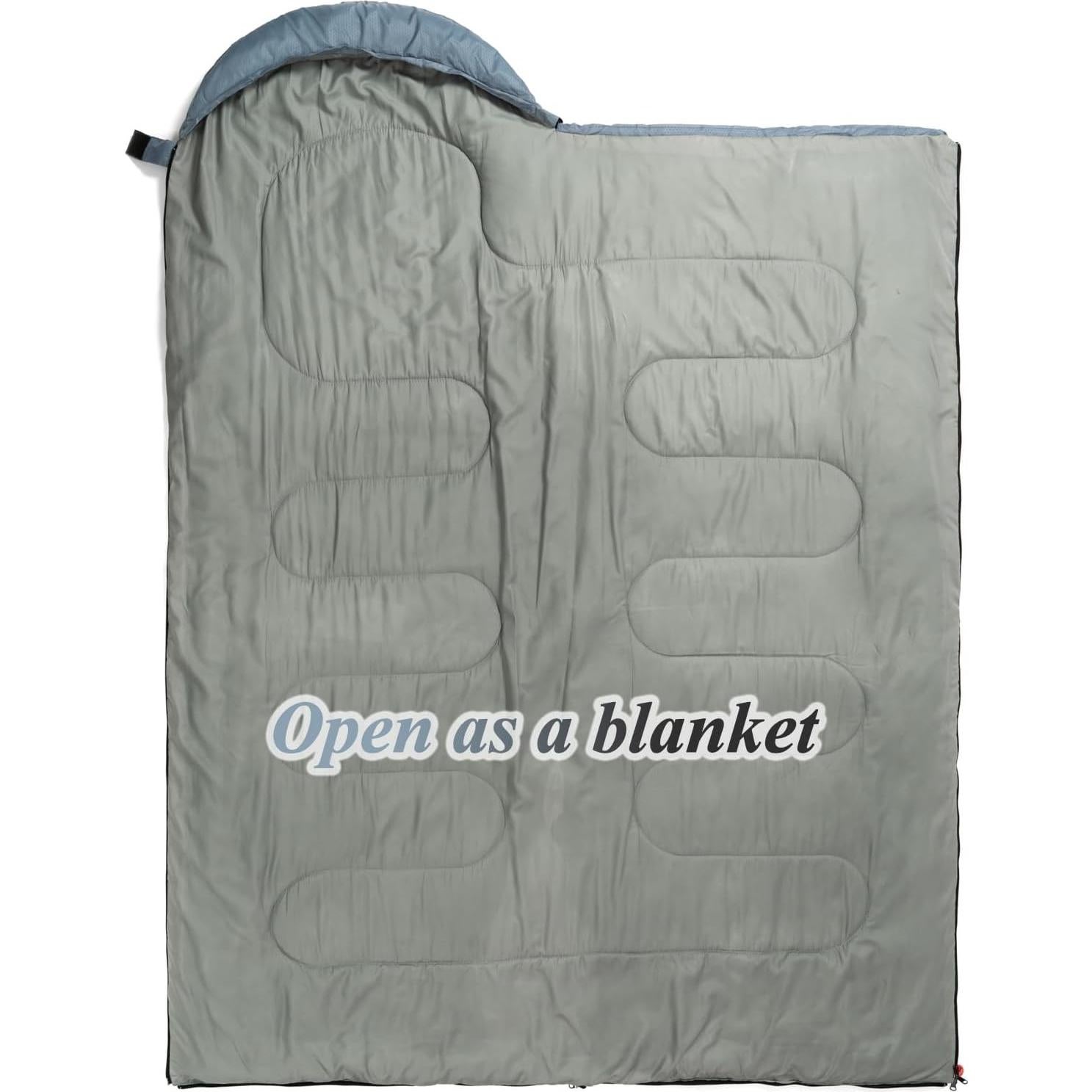 Saco de Dormir 3 Estaciones HTMEYBG Negro Gris 220x80 cm