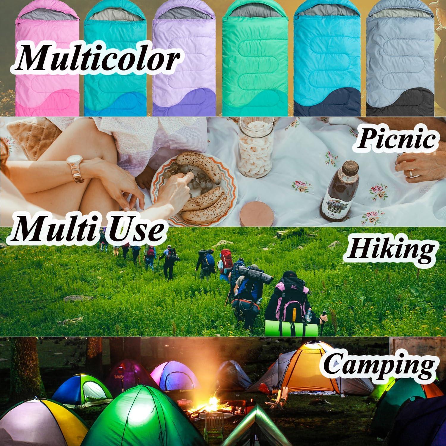 Saco de Dormir 3 Estaciones HTMEYBG Negro Gris 220x80 cm