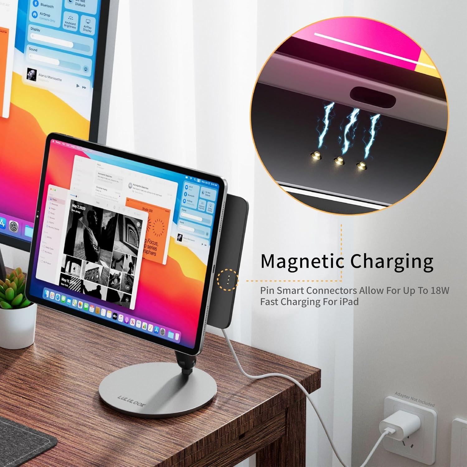 Soporte Carga Inalámbrica LULULOOK para iPad Pro 13" M4