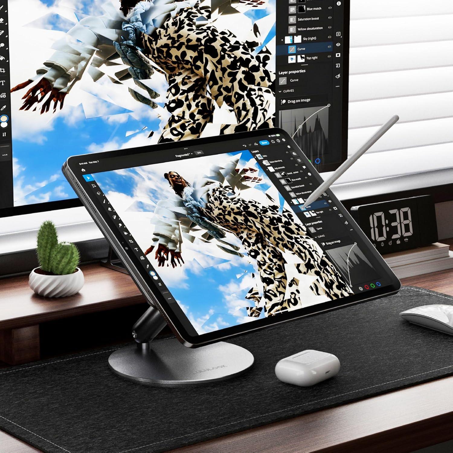 Soporte Carga Inalámbrica LULULOOK para iPad Pro 13" M4