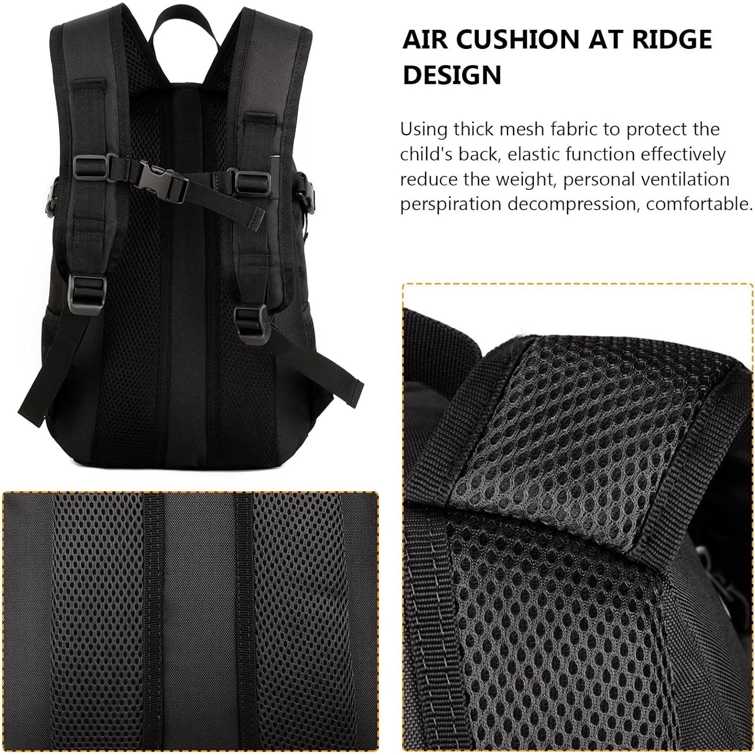 Mochila táctica ArcEnCiel 10L negra MOLLE para camping