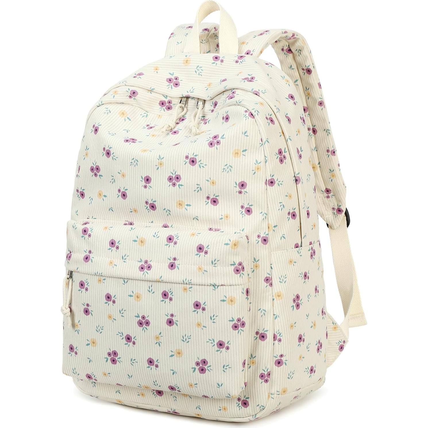 Mochila Escolar para Niñas BLUBOON 33x15x43cm Terciopelo