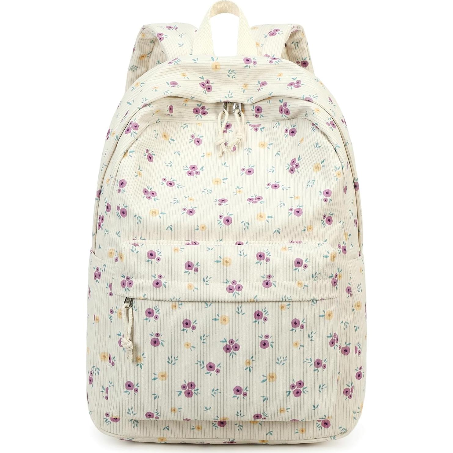 Mochila Escolar para Niñas BLUBOON 33x15x43cm Terciopelo