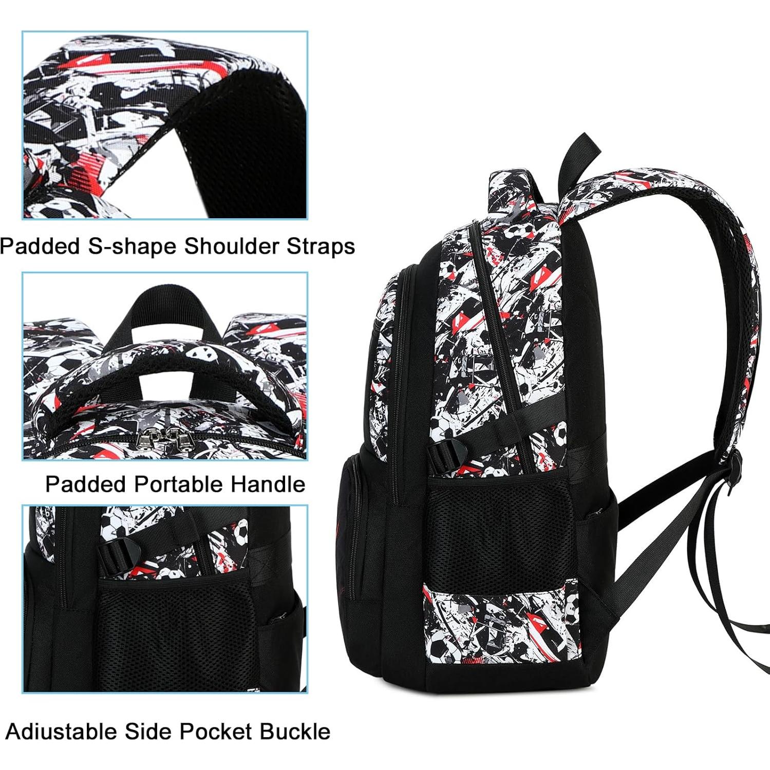 Mochila Escolar para Niños Bluboon Camuflaje 20L 45.7x33x20.3cm