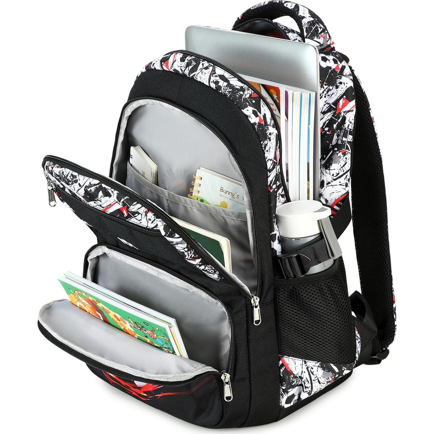 Mochila Escolar para Niños Bluboon Camuflaje 20L 45.7x33x20.3cm