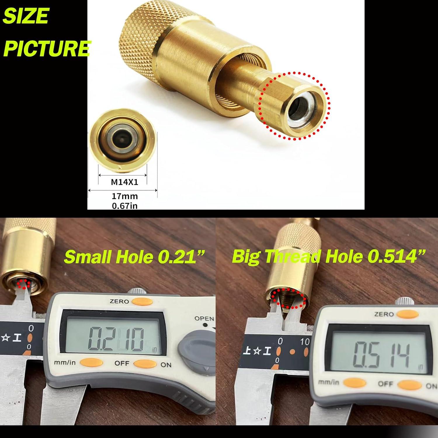 Adaptador de Propano MENSI 1/4" Conexión Rápida para Estufas