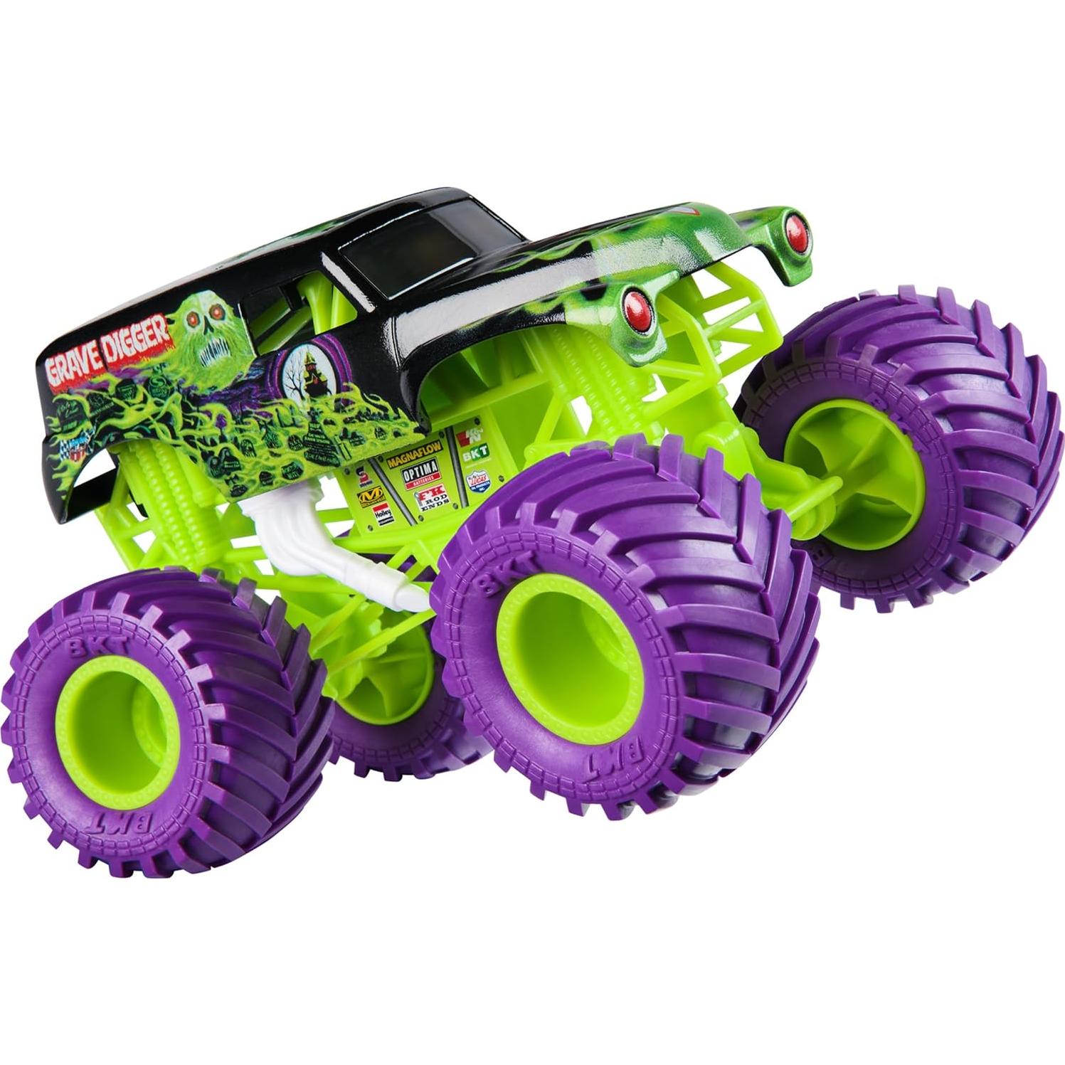 Camión Monstruo Grave Digger Spin Master 1:24 Die-Cast