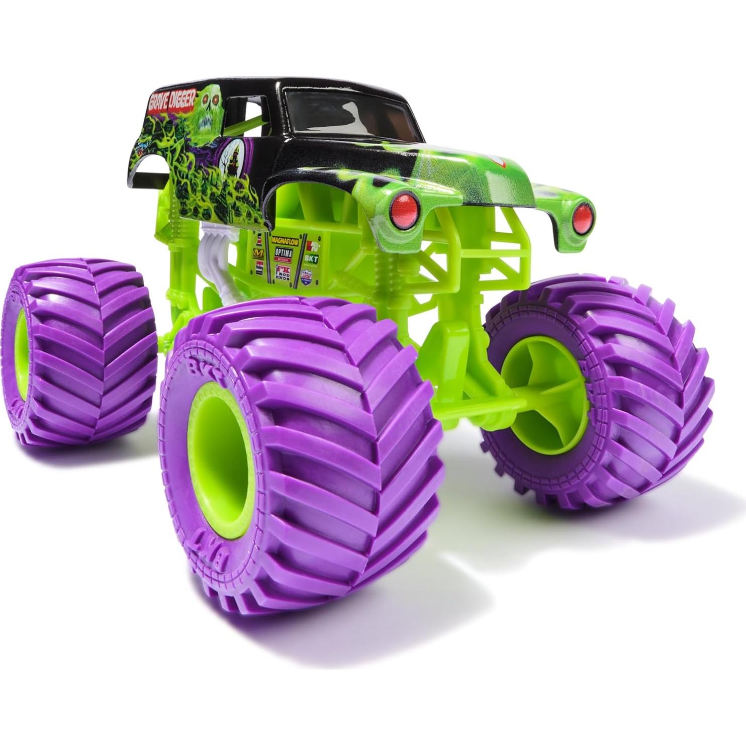 Camión Monstruo Grave Digger Spin Master 1:24 Die-Cast