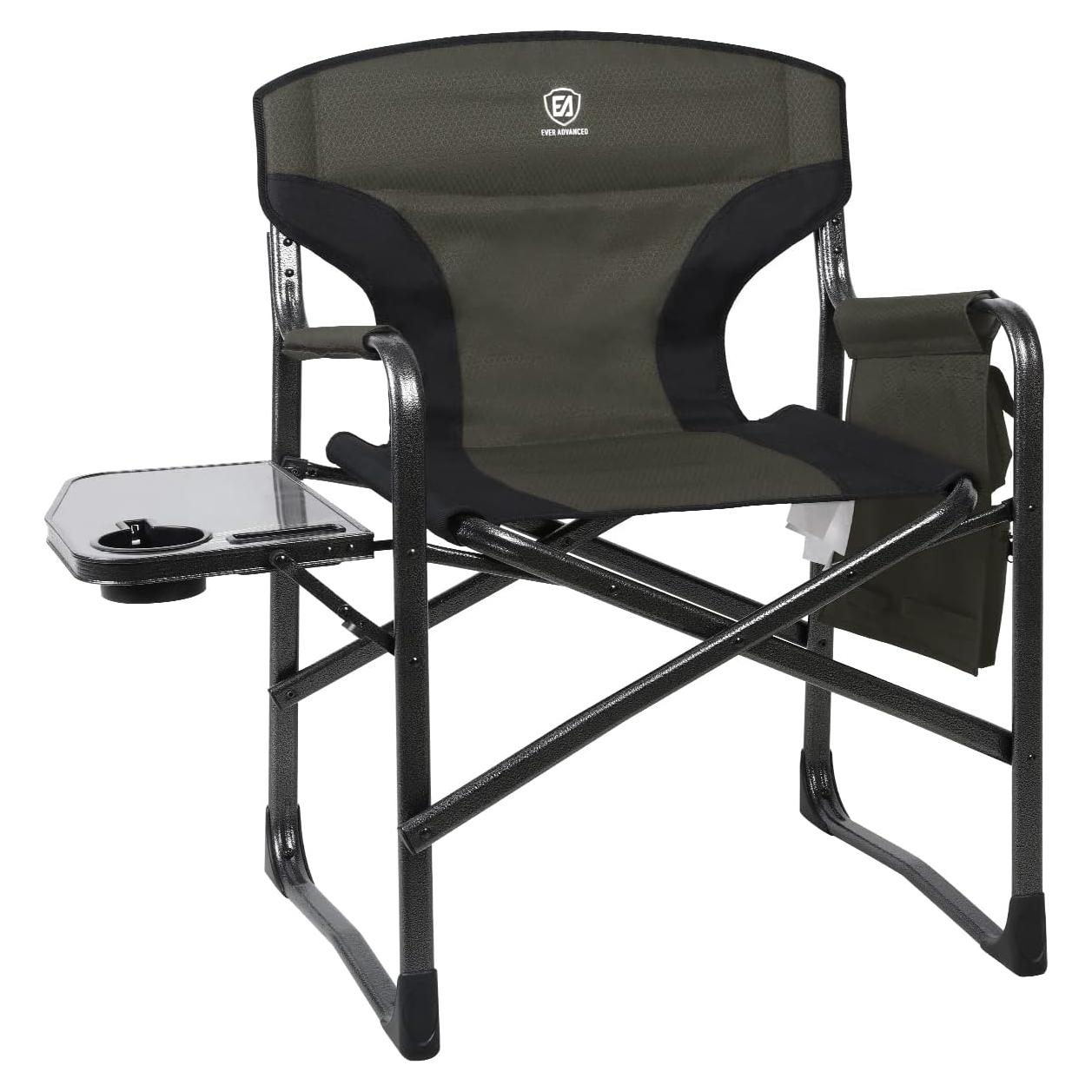Silla de Camping Plegable EVER ADVANCED Verde Aluminio 158.76 kg