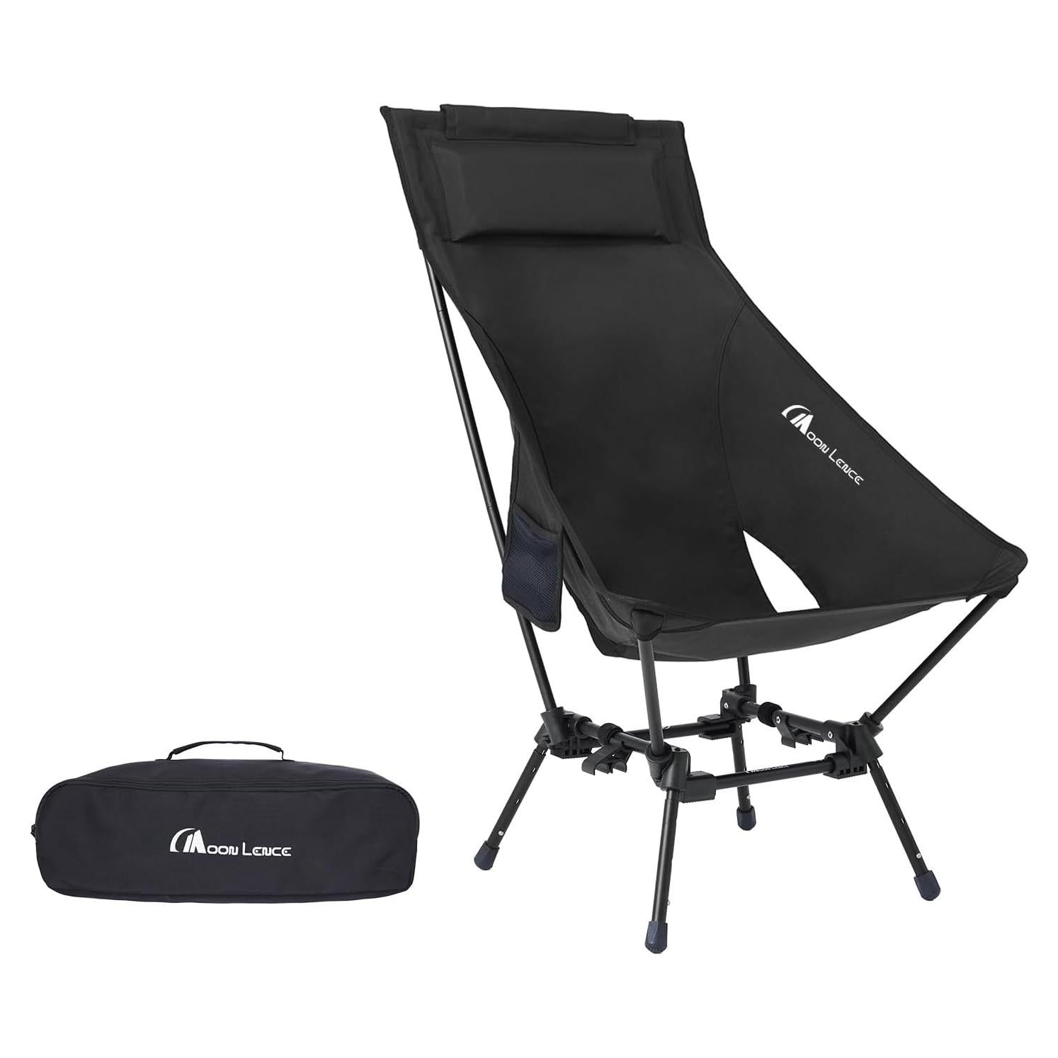 Silla de Camping Plegable MOON LENCE CH22 Ajustable 181kg