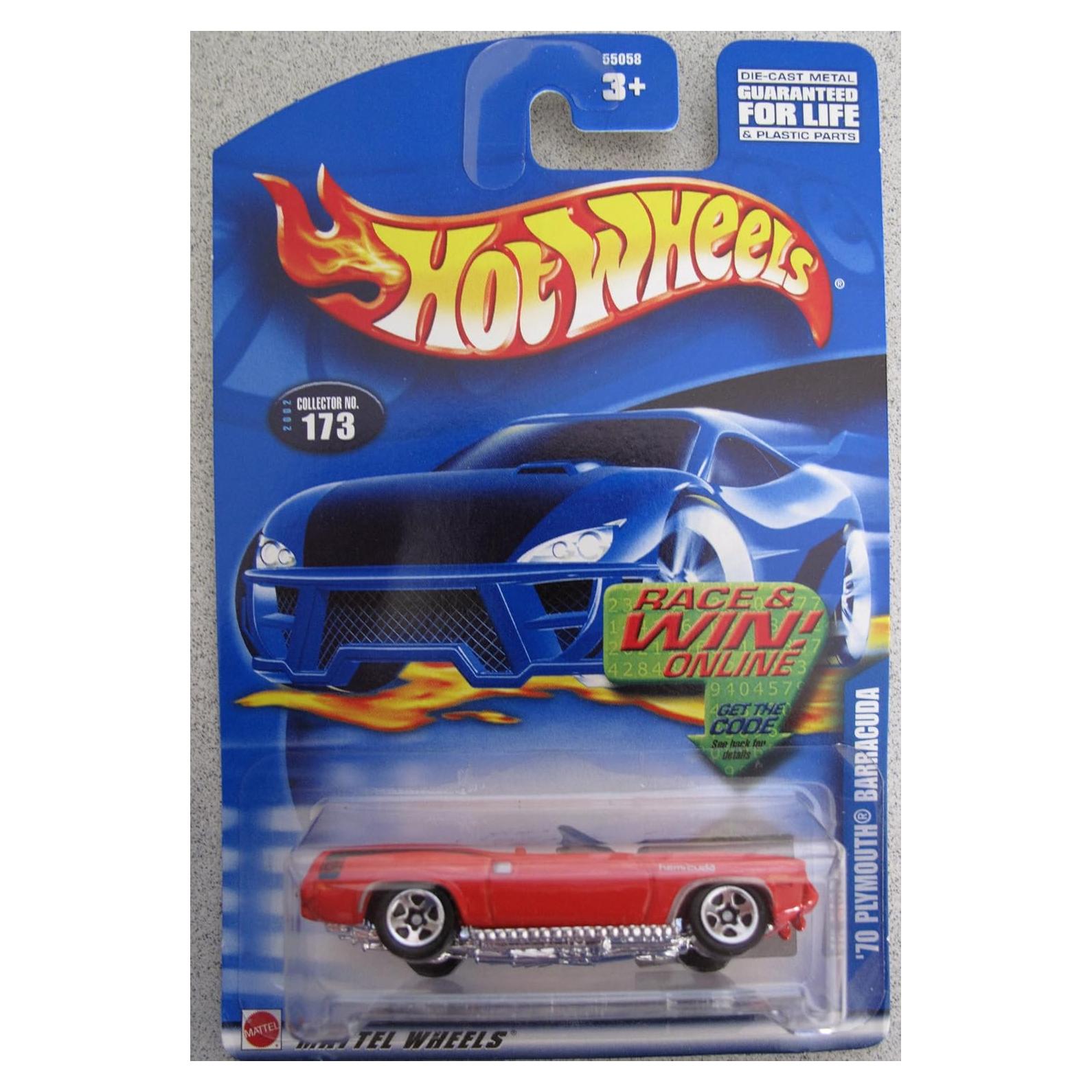 Hot Wheels 2002 Plymouth Barracuda Convertible 1:64