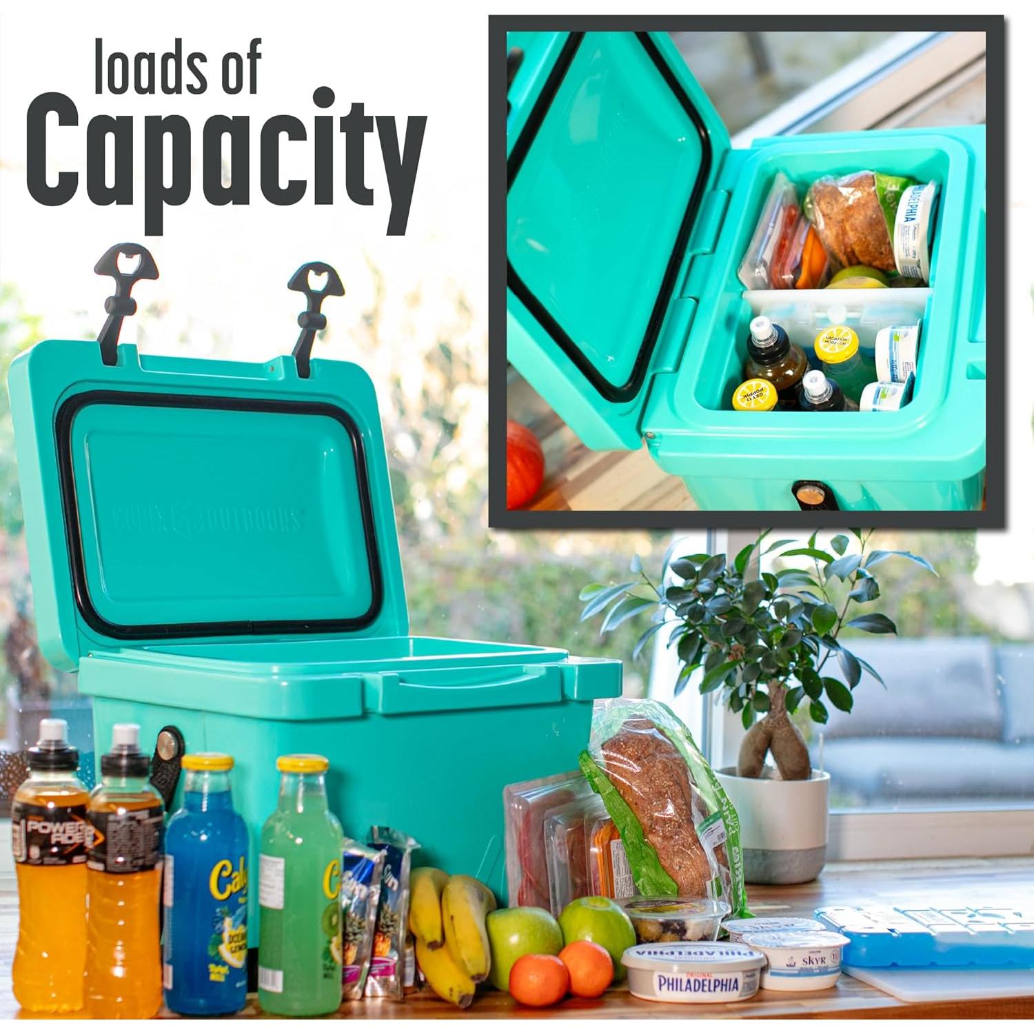 Enfriador Duro Cubix Outdoors Viva 14QT Azul Cielo 13.24L