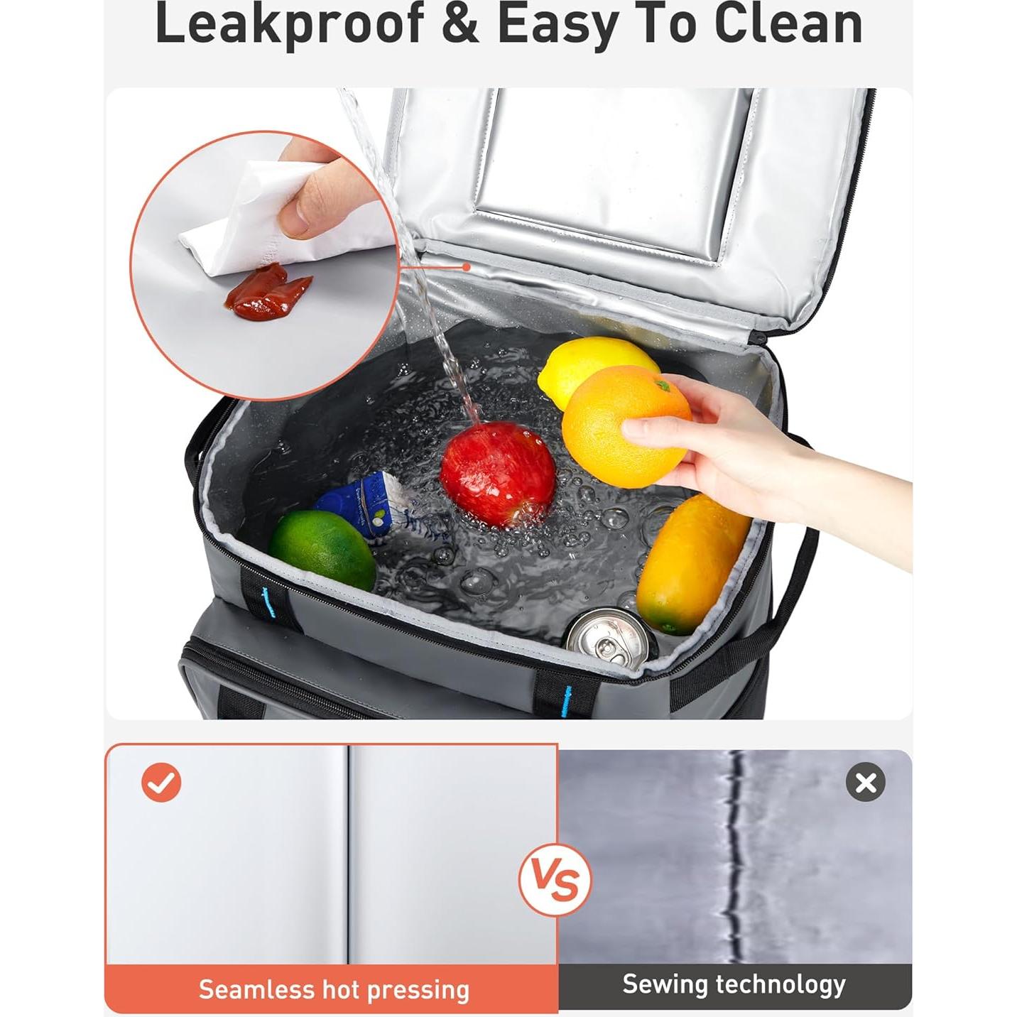 Cooler Rodante TOURIT 30L con Ruedas y Mango Retráctil